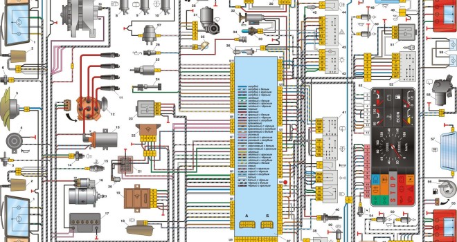Интерактивная Схема Электрооборудования Ваз 2109